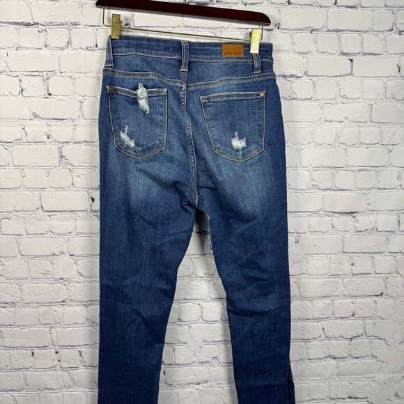 Judy Blue Raw Hem Skinny Jeans Size 7/28 - Picture 8 of 8